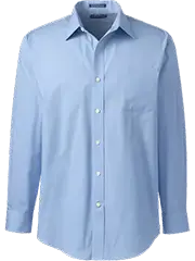 A light blue Broadcloth dress shirt.