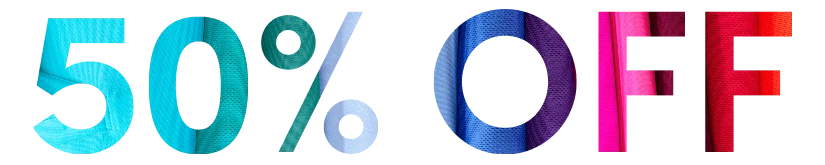 50% off