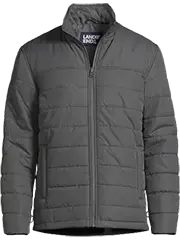 A gray Insulated Jacket.