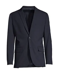 Men's black two button blazer