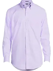 A mauve No Iron Pinpoint dress shirt.