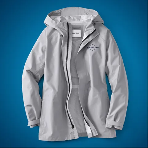 A gray outerwear jacket.